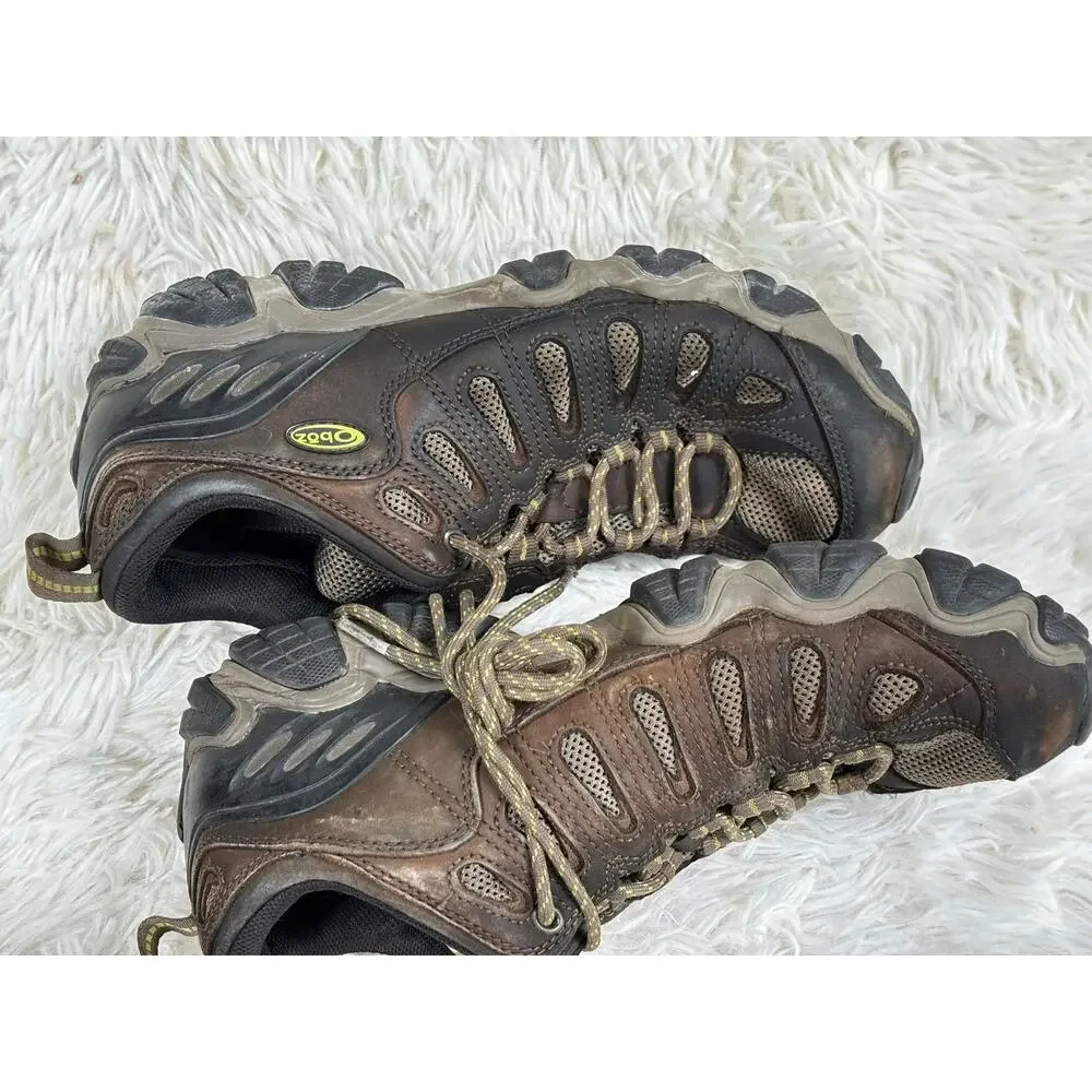 Oboz Womens Sawtooth B-Dry Waterproof Hiking Boots Size 10 Brown